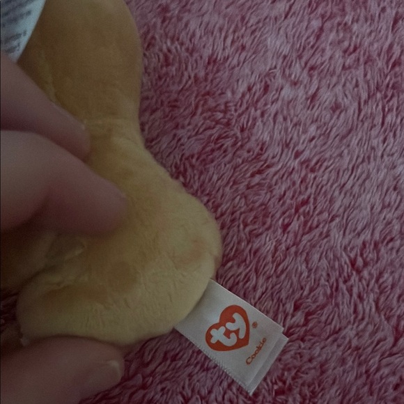 Ty Brown and Blue Stuffed Animal Gingerbread Plush - Picture 4 of 5